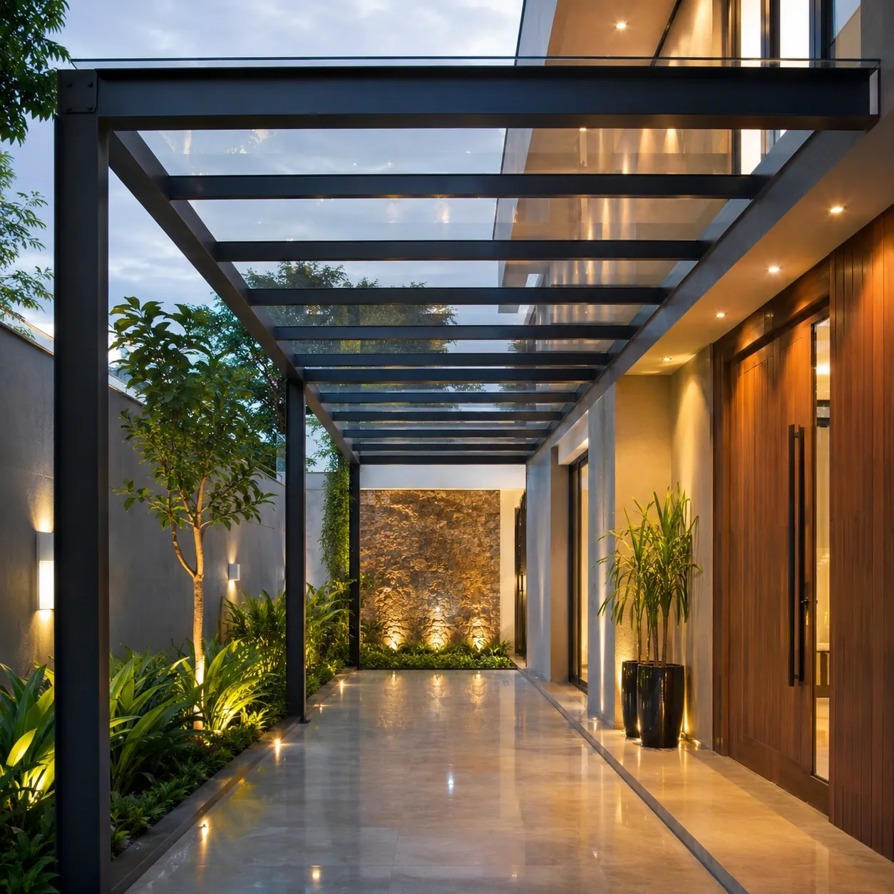 Pergolado em ambiente externo